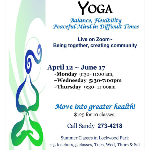 Rideau Lakes Yoga Spring Classes