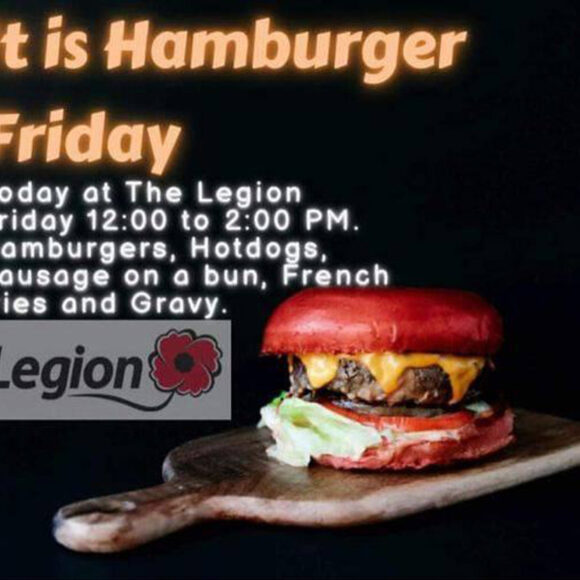 Hamburger Fridays at The Legion